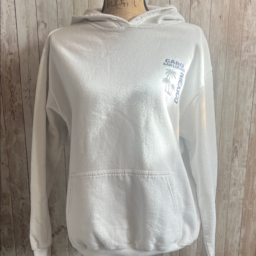 White Cabo San Lucas Hoodie